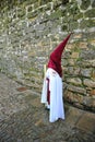 Nazarenes, Holy Week in Baeza, Jaen province, Andalusia, Spain