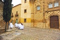 Nazarenes, Holy Week in Baeza, Jaen province, Andalusia, Spain