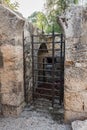 The ruins of a monastery of Byzantine times in the territory of the catholic Christian Transfiguration Church located on Mount