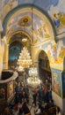 Panoramic view of Interiors of Greek Orthodox Church of the Annunciation