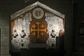 Nazareth, Israel- January 7, 2015: The Basilica of the Annunciation in the city of Nazareth - the modernist interior of the temple