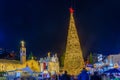 Orthodox Christmas Eve Scene, in Nazareth Royalty Free Stock Photo