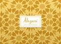 Nazari style pattern decorative background Royalty Free Stock Photo