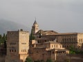 Nazaries Palace of Alhamabra in Granada, Spain Royalty Free Stock Photo