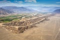 Nazca desert in Peru Royalty Free Stock Photo