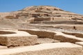 Nazca or Nasca pyramid at Cahuachi archeological site