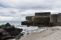 Nazi bunkers at the beach in Skagen, Denmark