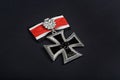 nazi german award - Iron Cross on black