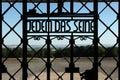 Nazi motto Jedem das Seine seen in the Buchenwald concentration