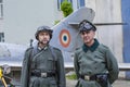 Nazi officer with bodyguard soldier