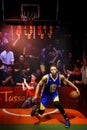 Nba basketball player stephen curry wax figure at madam tussads hong kong