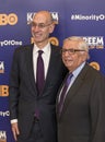 NBA Commissioner Adam Silver and Predecessor David Stern Royalty Free Stock Photo