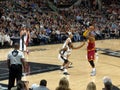 NBA game Spurs vs Cavs Royalty Free Stock Photo