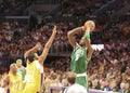 NBA Lakers Celtics Finals Royalty Free Stock Photo