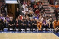 NBA Phoenix Suns bench Royalty Free Stock Photo