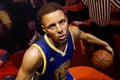 Nba player stephen curry wax figure at madam tussads hong kong Royalty Free Stock Photo