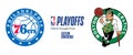 2023 NBA playoffs. Eastern Conference. Philadelphia 76ers vs Boston Celtics. Kyiv, Ukraine - May 1, 2023