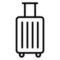 Bag, baggage, Vector Icon which can easily edit