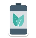 Battery, Battery Cell Color Isolated Vector Icon