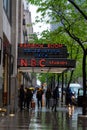 NBC Studios om a rainy day Royalty Free Stock Photo