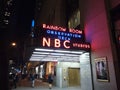 NBC Studios, Rainbow Room, Observation Deck, 30 Rockefeller Plaza, NYC, USA Royalty Free Stock Photo