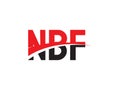 NBF Letter Initial Logo Design Vector Illustration Royalty Free Stock Photo