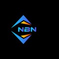 NBN abstract technology logo design on Black background. NBN creative initials letter logo concept Royalty Free Stock Photo