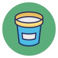 Bucket, carry water Vector Icon which can easily edit