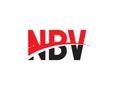 NBV Letter Initial Logo Design Vector Illustration Royalty Free Stock Photo
