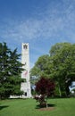 NC State University campus bell tower in Raleigh