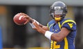 NCAA 2012 - WVU-Marshall action Royalty Free Stock Photo