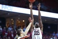 2014 NCAA Basketball - Towson @ Temple Game action Royalty Free Stock Photo