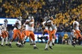 2015 NCAA Football - Oklahoma State at West Virginia Royalty Free Stock Photo