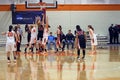 NCAA Girls Basketball Royalty Free Stock Photo