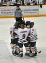 NCAA Hockey goal celebration