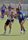 NCAA Women's Lacrosse (LAX) Royalty Free Stock Photo