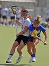 NCAA Women's Lacrosse (LAX) Royalty Free Stock Photo