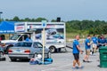 NCC Autocross Driver Preperation Royalty Free Stock Photo