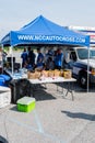 NCC Autocross Registration Tent Royalty Free Stock Photo