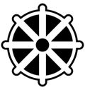 Cog, cogwheel Isolated Vector Icon can be easily modified or edit Royalty Free Stock Photo