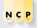 NCP Nursing Care Plan - provides direction on the type of nursing care the individual, family, community may need, acronym text