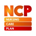 NCP Nursing Care Plan - provides direction on the type of nursing care the individual, family, community may need, acronym text