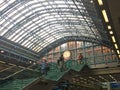Inside view of St Pancras Railway Station Terminal