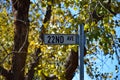 22nd Ave Street Name Sign