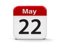 22nd May Calendar