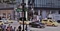 42nd Street & Fifth Avenue Corner Blurred Motion and People