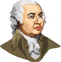 2nd United States of America President John Adams Royalty Free Stock Photo