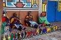 Ndebele women in traditional dress (South africa) Royalty Free Stock Photo