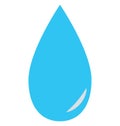 Drop, Water Drop Color Isolated Vector Icon editable Royalty Free Stock Photo