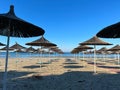 Relaxation by the Adriatic: Durres Beach with Parasol